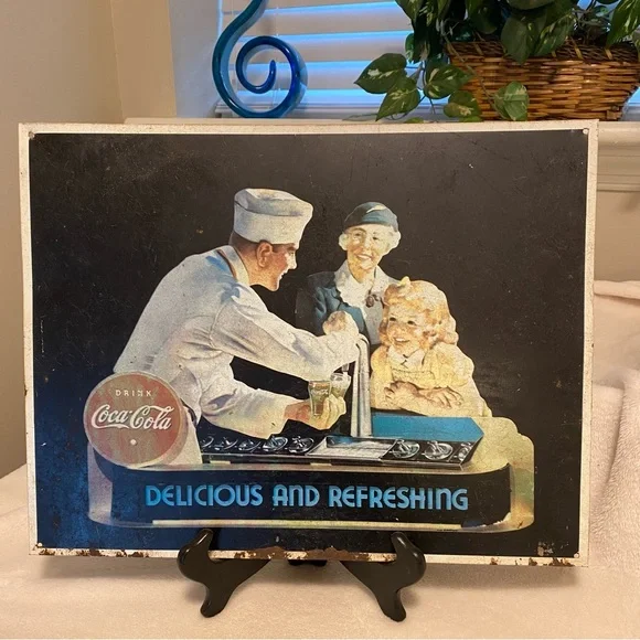 🌸 Coca Cola Vintage/Retro Wall Art - Picture 2 of 9